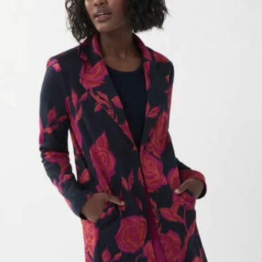 Jacke Blumendruck